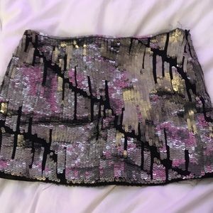 Gryphon New York sequined mini skirt